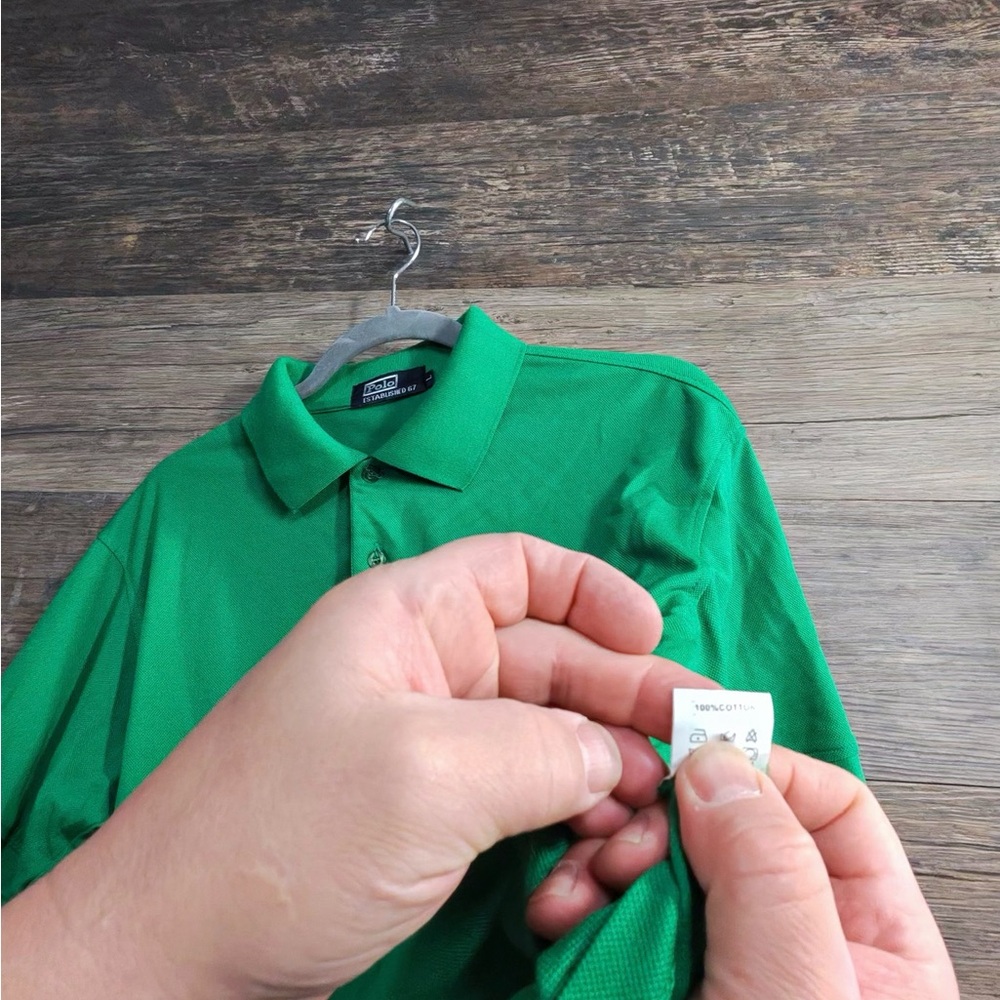 Polo By Ralph Lauren Classic Green Polo Shirt - image 6